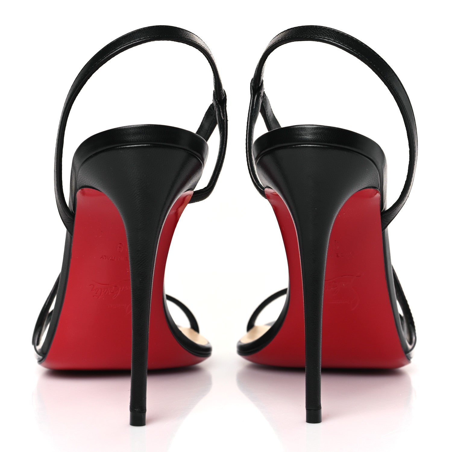 Christian Louboutin CHRISTIAN LOUBOUTIN Nappa Rosalie 100 Sandals 39 Black 5 of 7