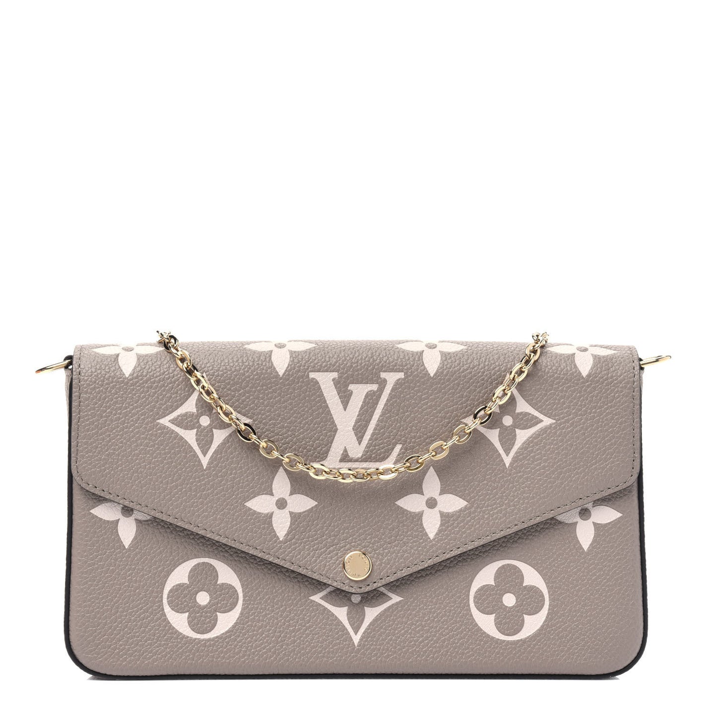 Empreinte Monogram Giant Felicie Pochette Tourterelle Creme