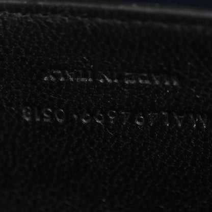 Saint Laurent Velvet Y Quilted Monogram Small Loulou Chain Satchel Medium Blue 7 of 10