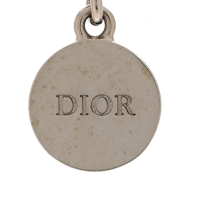 Christian Dior Metal Crystal CD Star Chain Necklace Gold Silver 5 of 7