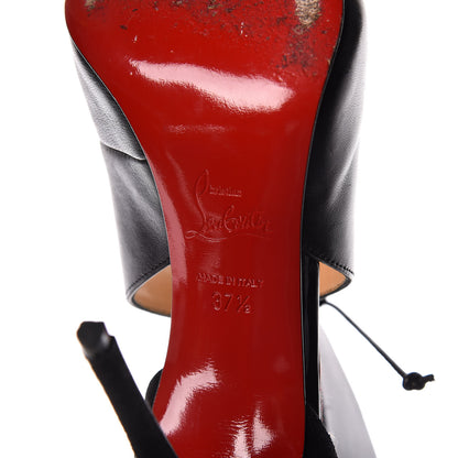 Christian Louboutin Suede Kid Ferme 100 Pumps 37.5 Black 10 of 12