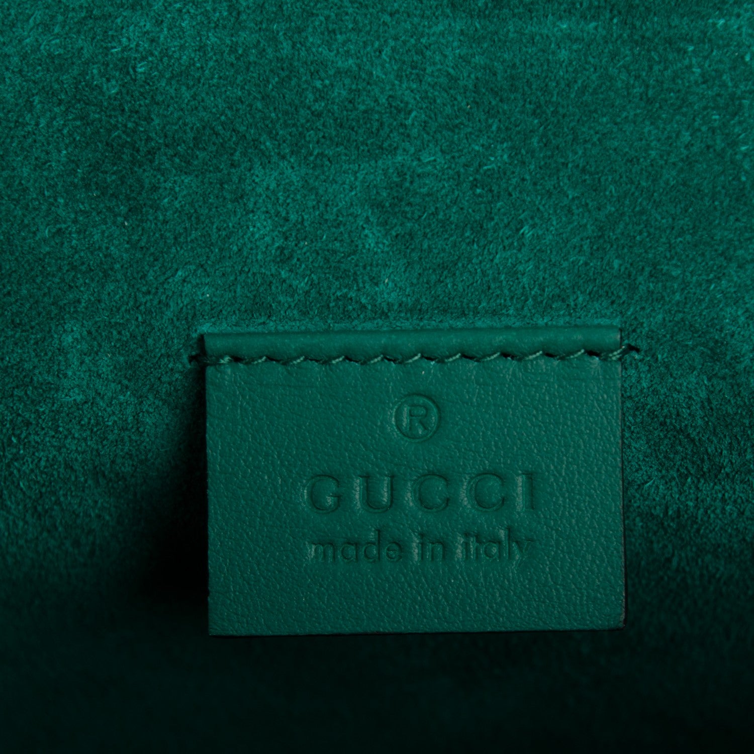 Gucci GG Supreme Monogram Embroidered Medium Dionysus Shoulder Bag Emerald 6 of 7