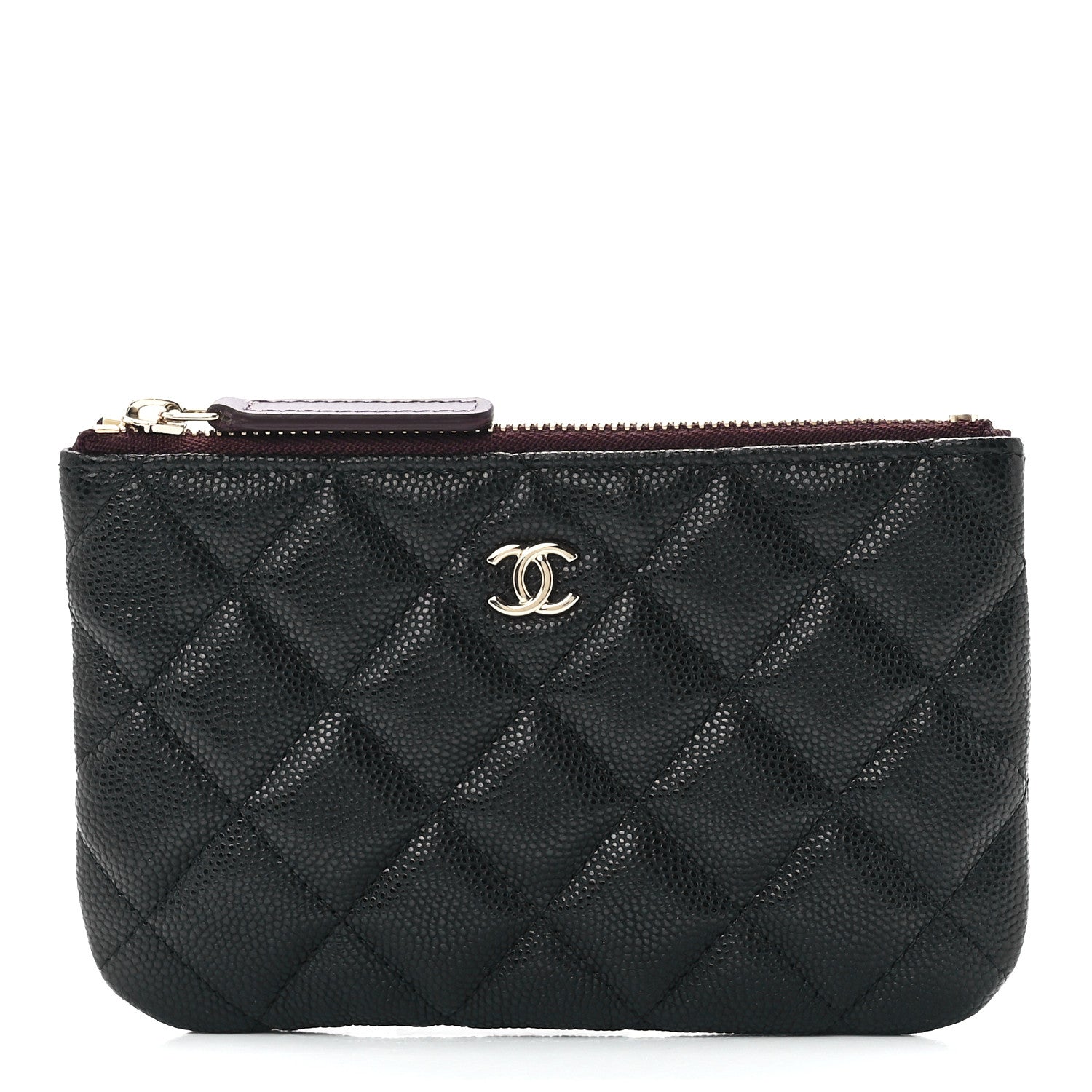 Chanel Caviar Quilted Small Cosmetic Case Black 1 of 11