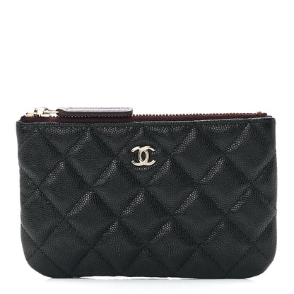 Chanel Caviar Quilted Small Cosmetic Case Black 1 of 11