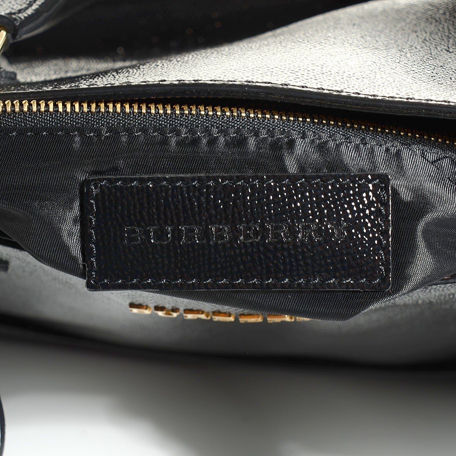 Burberry Patent Somerford Tote Black 7 of 12