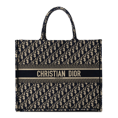 Christian Dior Oblique Book Tote Blue Multicolor 1 of 9