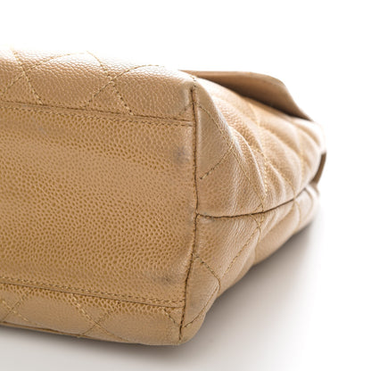 Chanel Caviar Quilted Jumbo Kelly Flap Beige 9 of 13