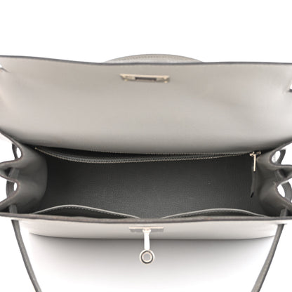 Hermes Epsom Kelly Sellier 28 Gris Mouette 5 of 11
