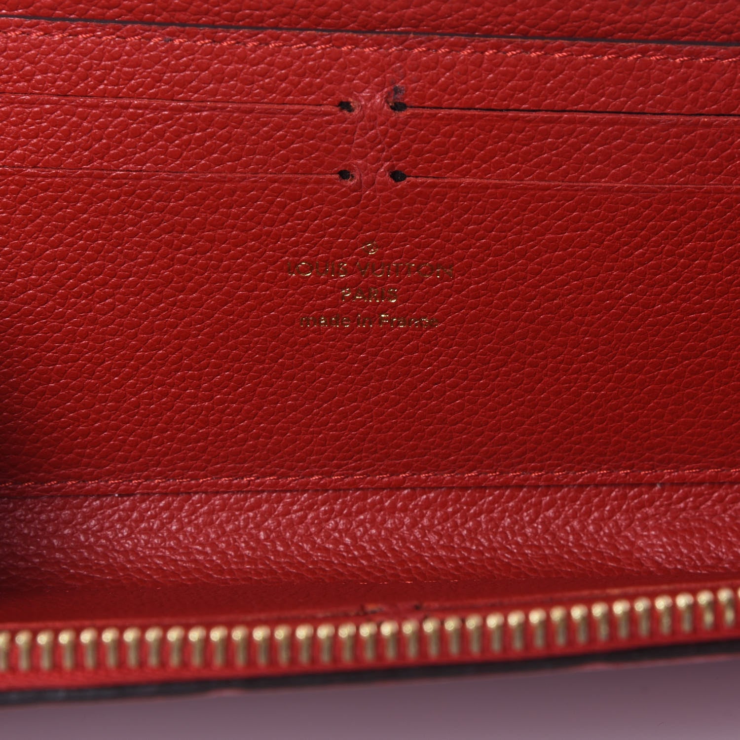 Louis Vuitton Empreinte Clemence Wallet Cherry 9 of 11