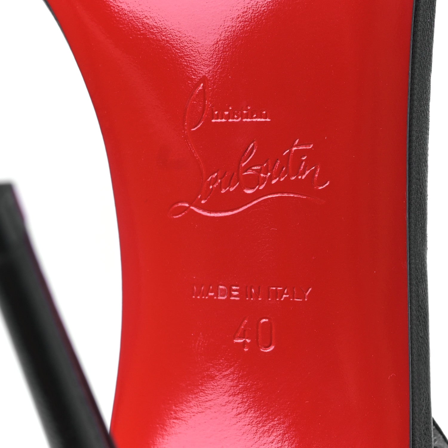 Christian Louboutin Kid Spiked So Me 100 Sandals 40 Black 6 of 9