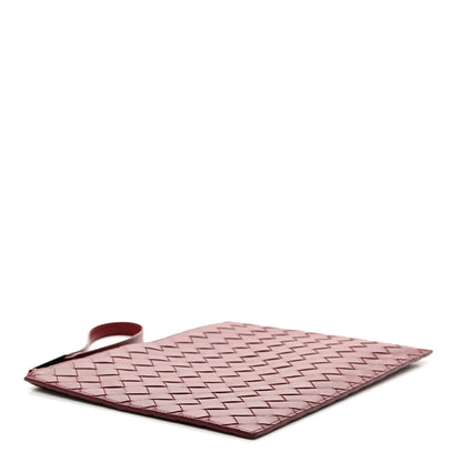 Bottega Veneta Nappa Intrecciato Wristlet Zip Pouch Bordeaux 4 of 8