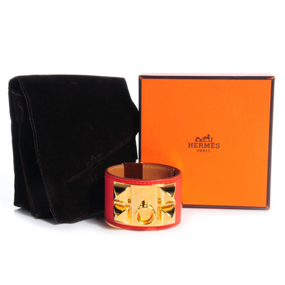 Hermes Swift Collier de Chien CDC Bracelet Capucine Small 7 of 7