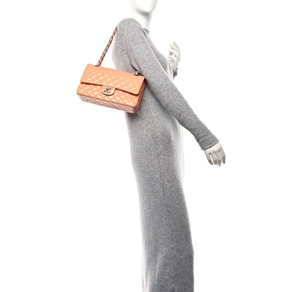 Chanel Patent Quilted Medium Double Flap Light Pink 2 of 12