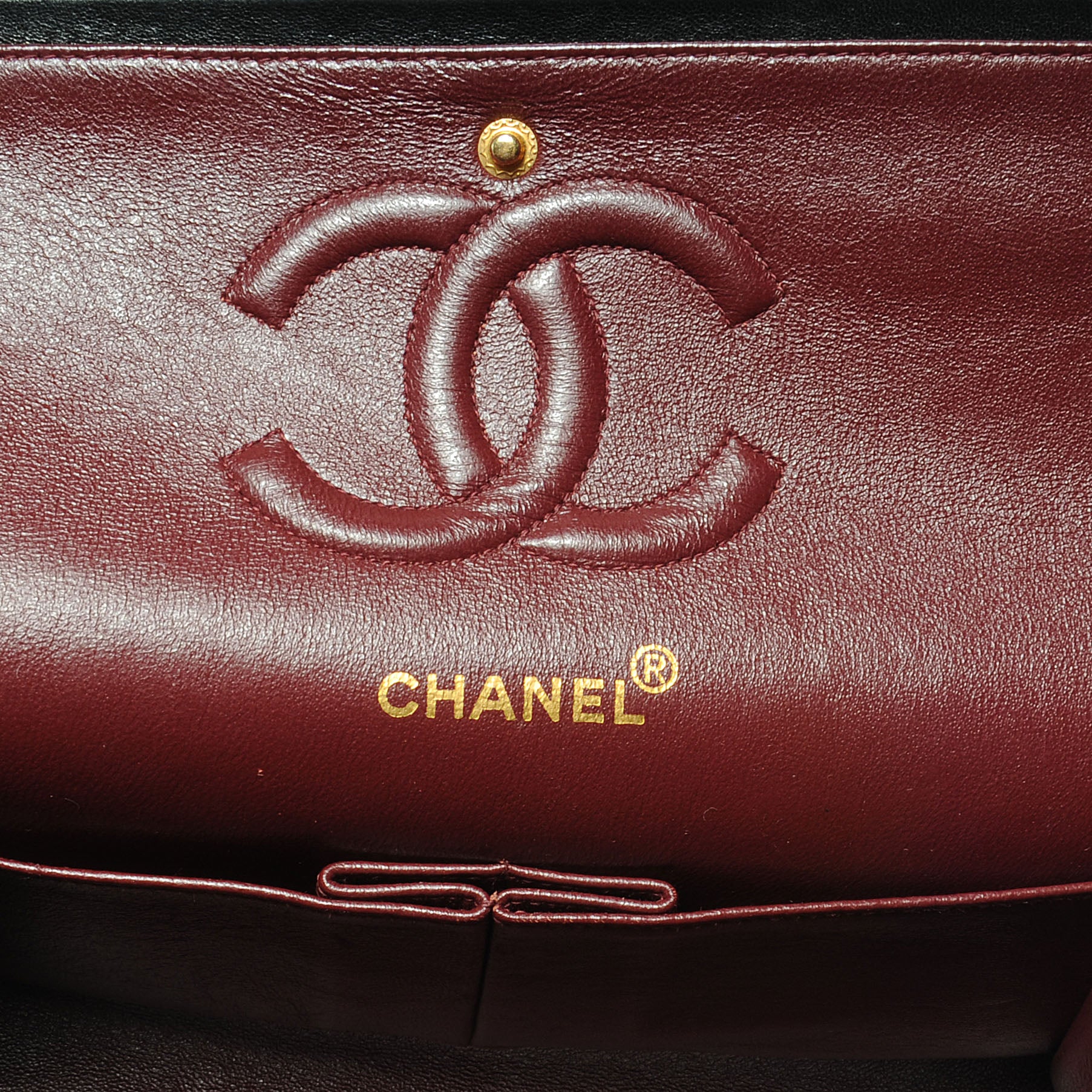 Chanel Lambskin Medium Double Flap Black 6 of 6