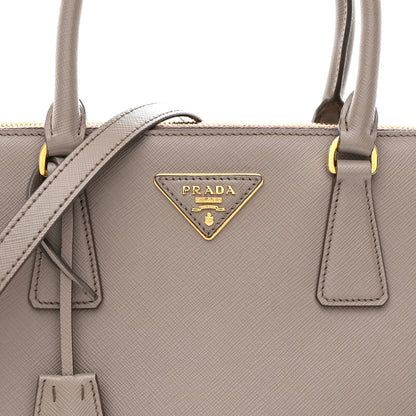 Prada Saffiano Small Galleria Double Zip Tote Argilla 8 of 12