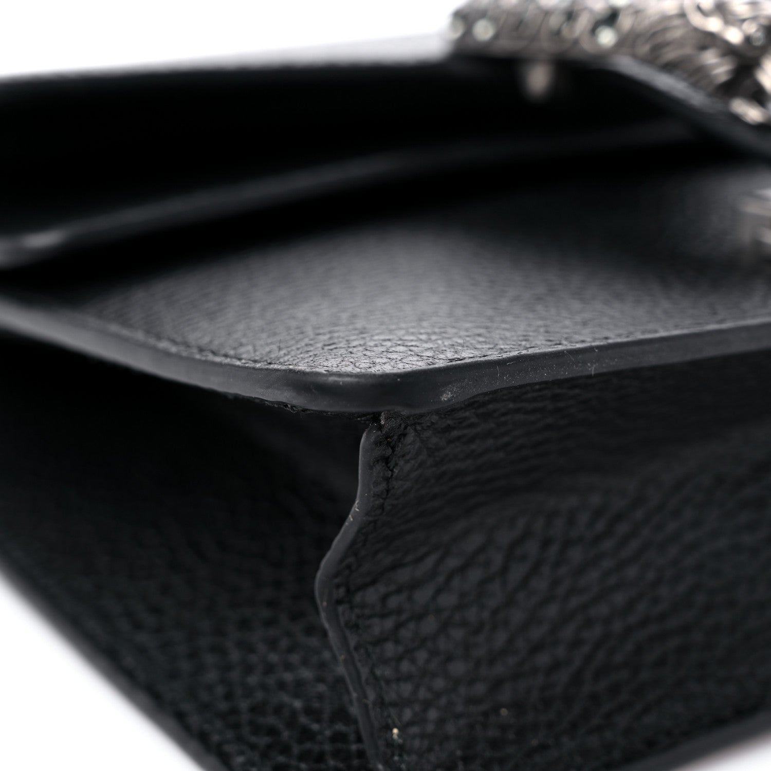 Gucci Calfskin Mini Dionysus Shoulder Bag Black 9 of 13