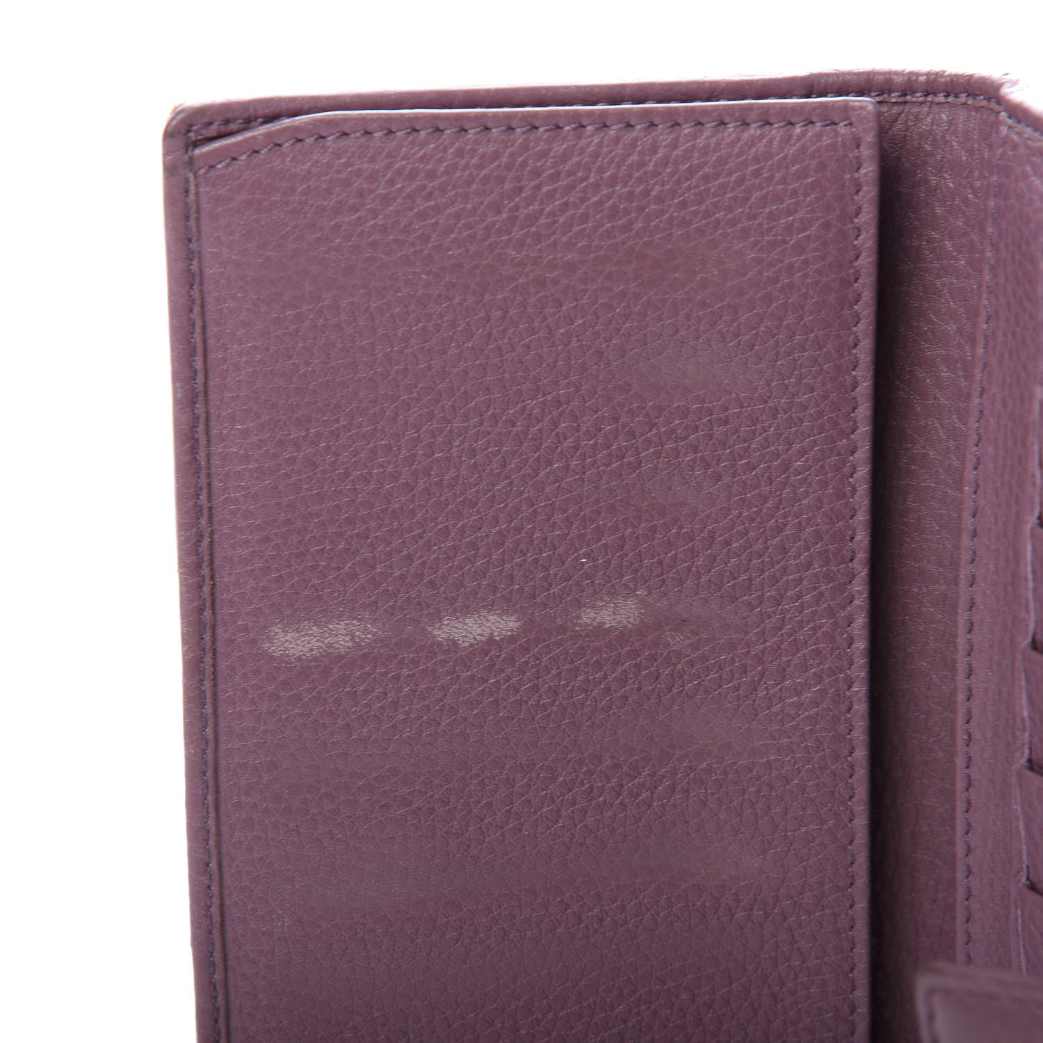 Gucci Monogram Cellarius Calfskin Miss GG Continental Wallet Beige Ebony Lilac 6 of 7