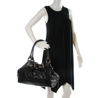 Burberry Calfskin Quilted Beaton Dark Brown 2 of 8