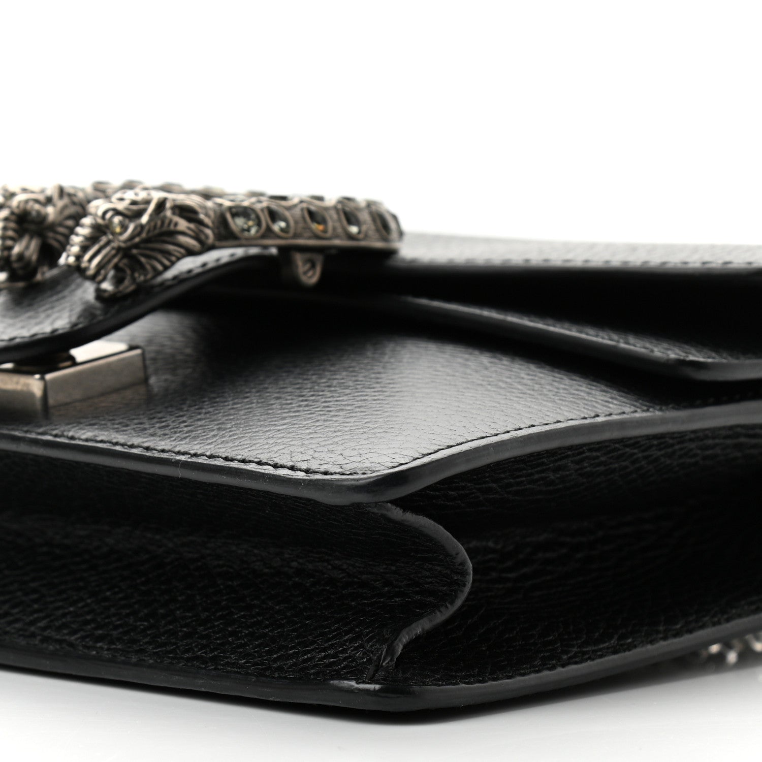 Gucci Calfskin Mini Dionysus Shoulder Bag Black 10 of 10