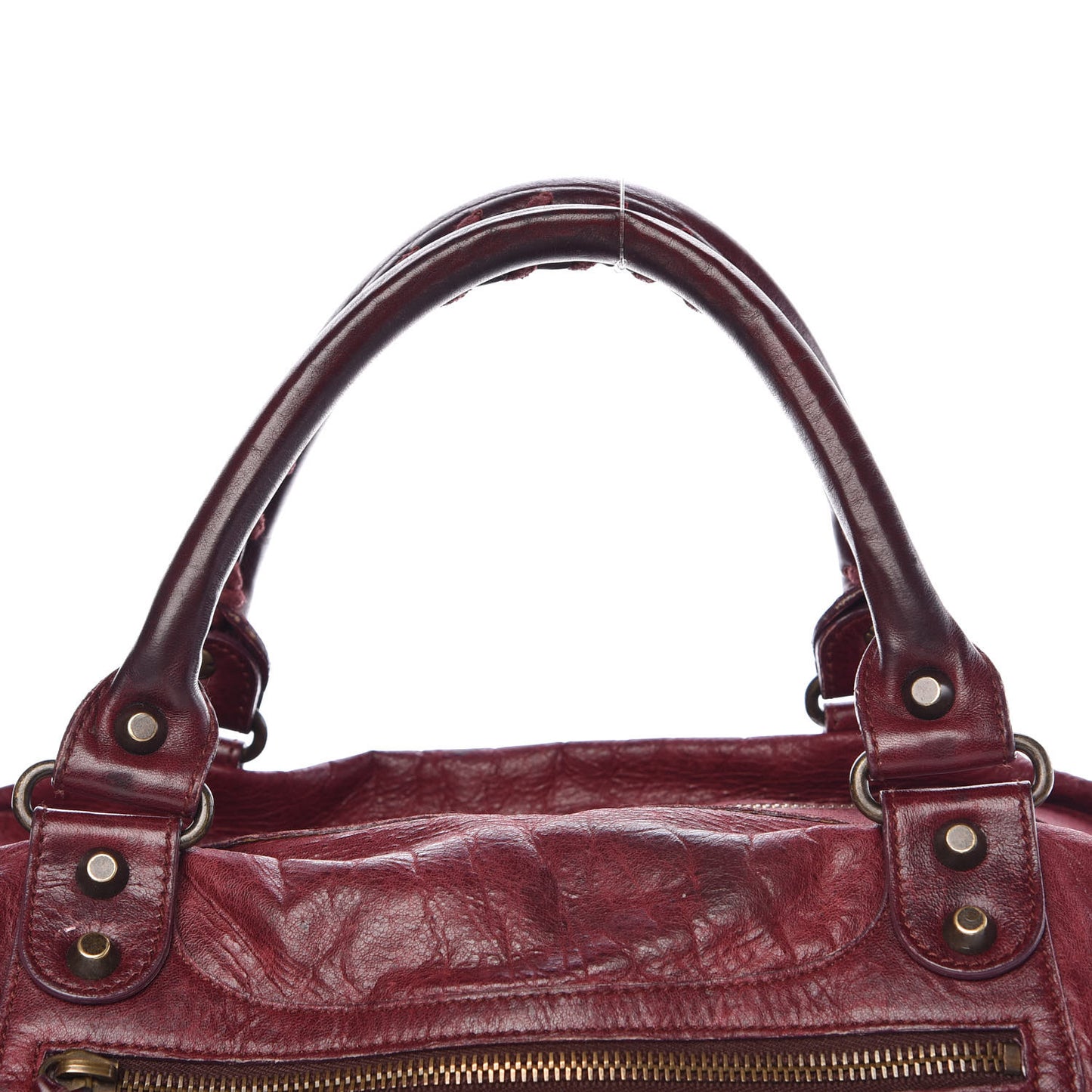 Chevre Classic Hardware Twiggy Rouge Grenat