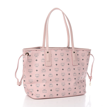 MCM Visetos Medium Liz Reversible Shopper Tote Soft Pink 4 of 12
