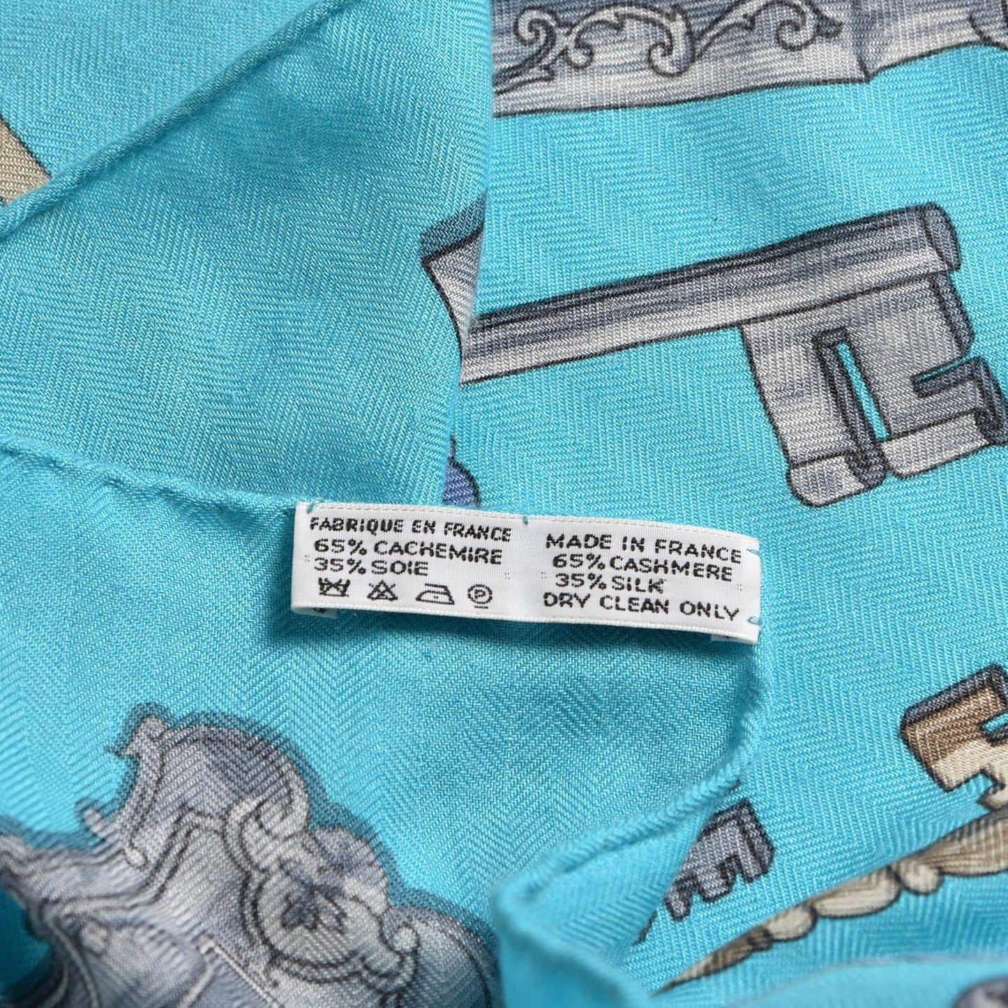 Cashmere Silk Keys Les Cles Shawl 140