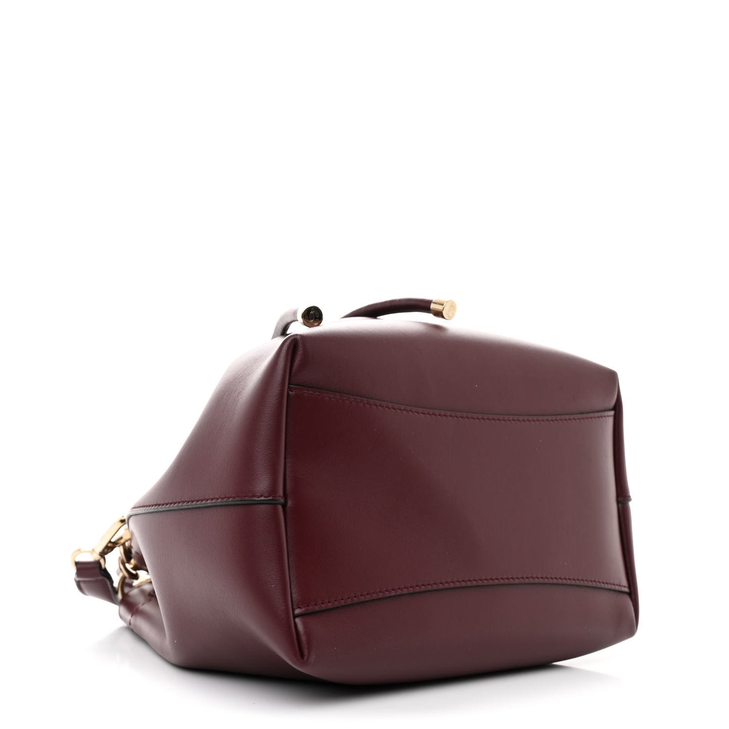 Calfskin Bon Bon Bucket Bag Burgundy