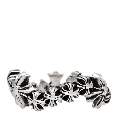 Chrome Hearts Sterling Silver Plus Cross Wave Ring 63 10.5 3 of 6