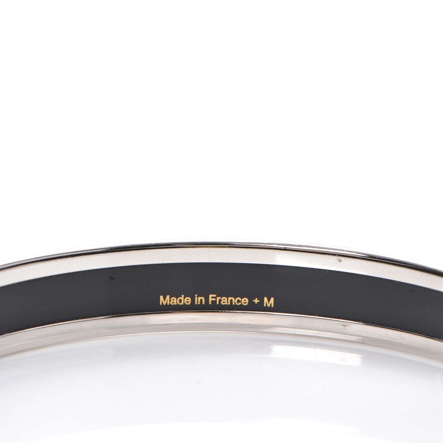 Hermes Enamel Printed Narrow Capitales Bracelet 65 5 of 6