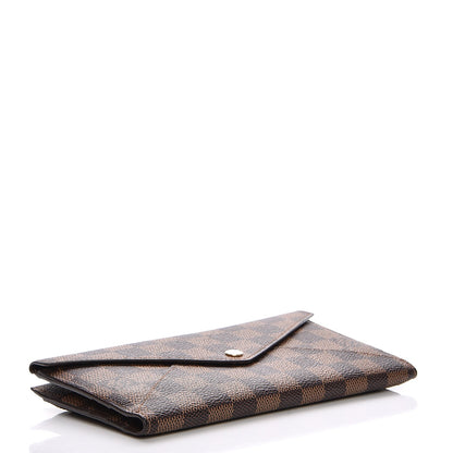 Louis Vuitton Damier Ebene Long Origami Wallet 4 of 7