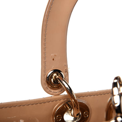 Christian Dior Patent Cannage Large Lady Dior Beige 18 of 20