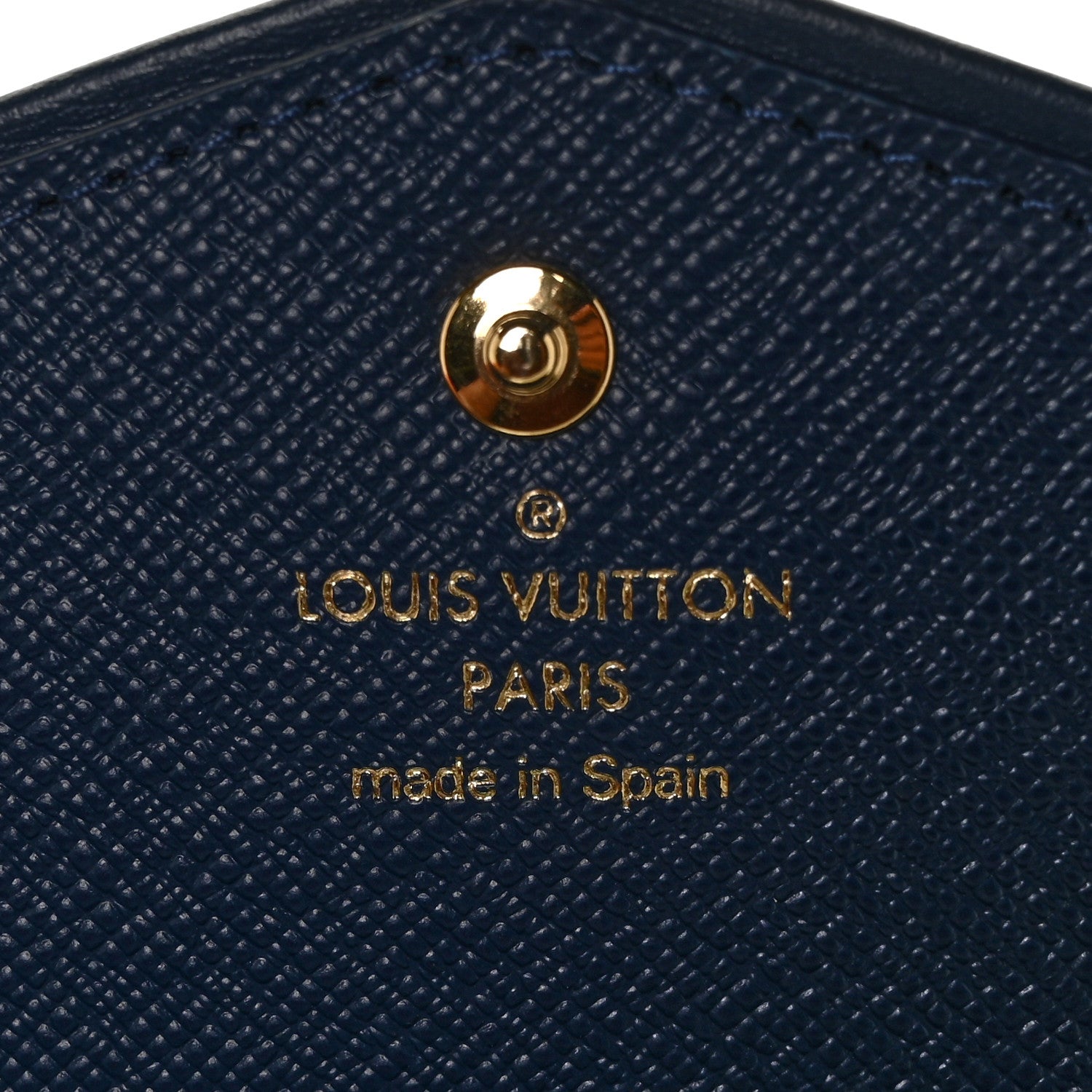 Louis Vuitton Monogram Jacquard Denim Sarah Wallet Bleu 6 of 9