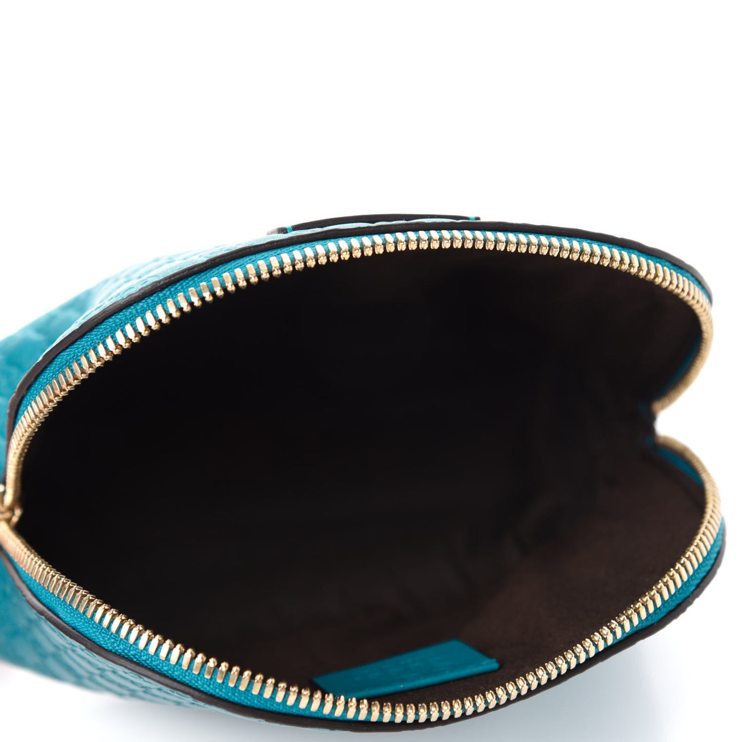 Microguccissima GG Cosmetic Case Deep Cobalt