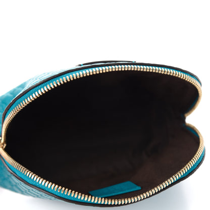Gucci Microguccissima GG Cosmetic Case Deep Cobalt 5 of 8