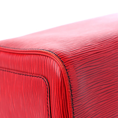 Louis Vuitton Epi Speedy 35 Castillan Red 9 of 22