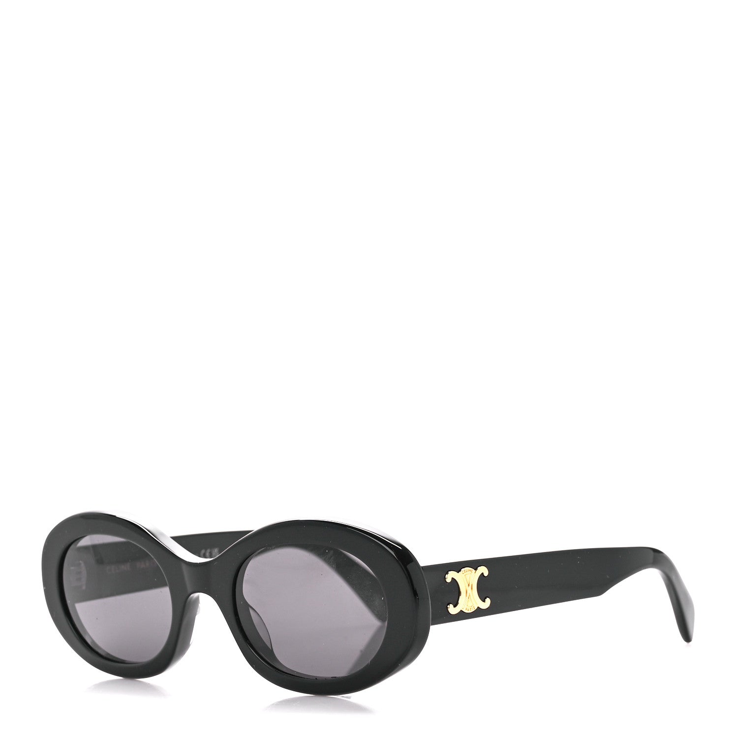 Celine Acetate Triomphe 01 Sunglasses CL 40194U Black 1 of 8