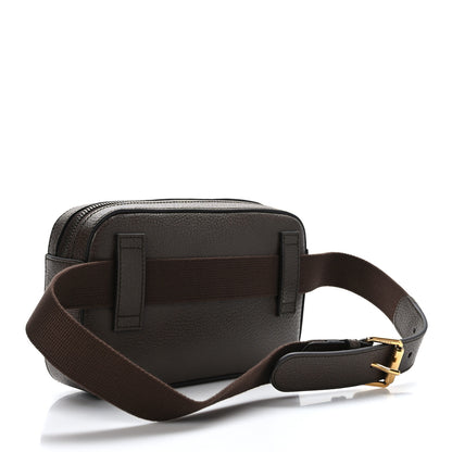 Gucci Textured Dollar Calfskin Gucci 100 Aria Belt Bag 90 36 New Acero Multicolor 3 of 9