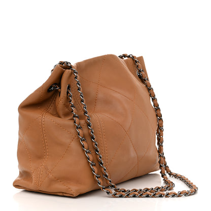 Chanel Lambskin Small Soft Touch Shoulder Bag Camel 3 of 10