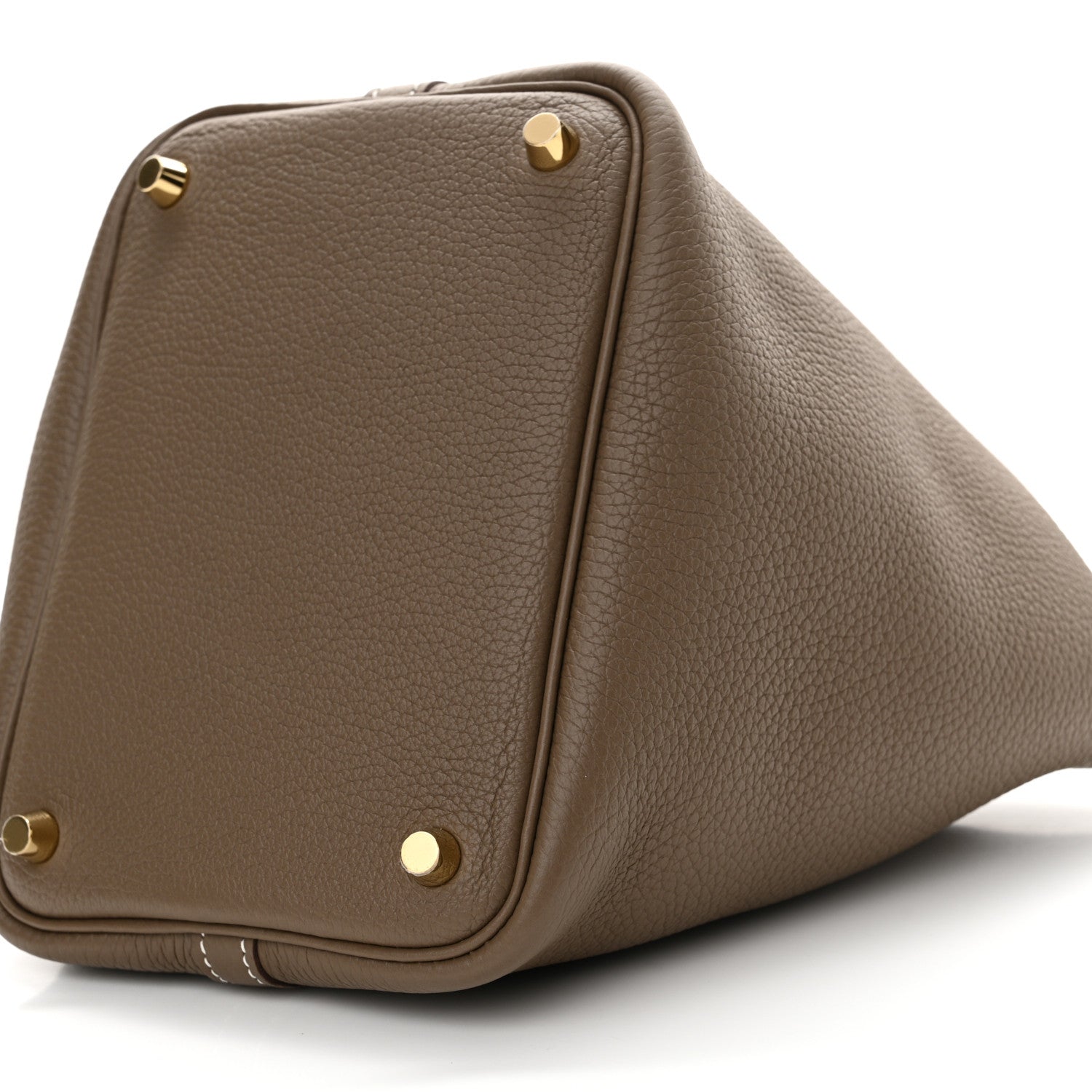 Hermes Taurillon Clemence Picotin Lock 18 PM Etoupe 10 of 11