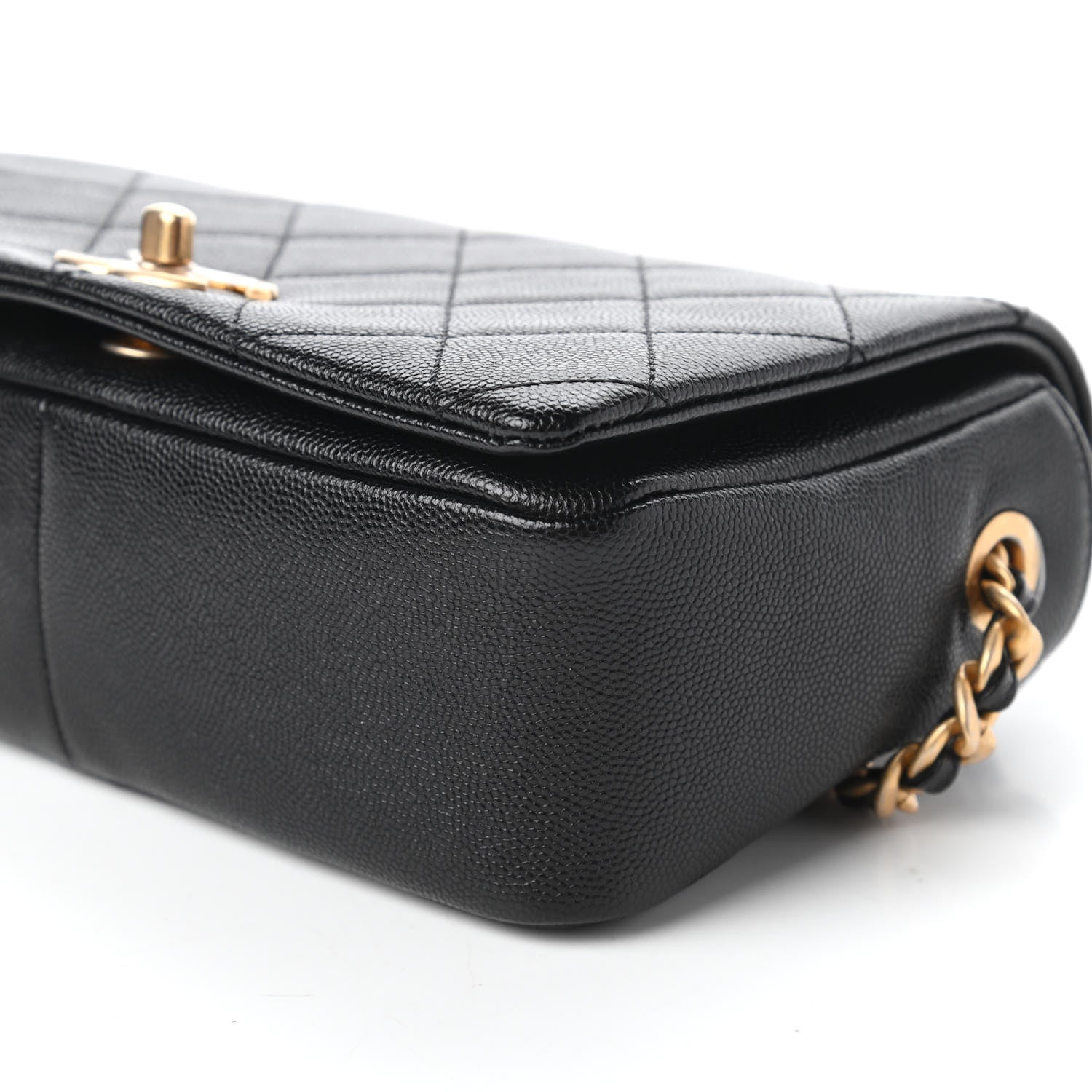 Chanel Caviar Quilted Small Fashion Therapy Flap Bag Black 7 of 11