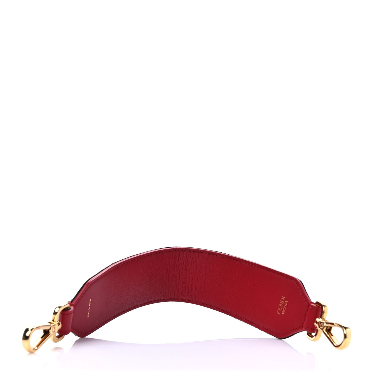 Fendi Velvet FF Mini Strap You Tobacco Fragola 2 of 5
