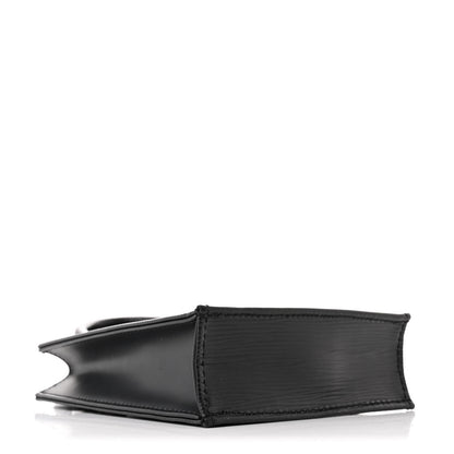 Louis Vuitton Epi Petit Sac Plat Black 4 of 9