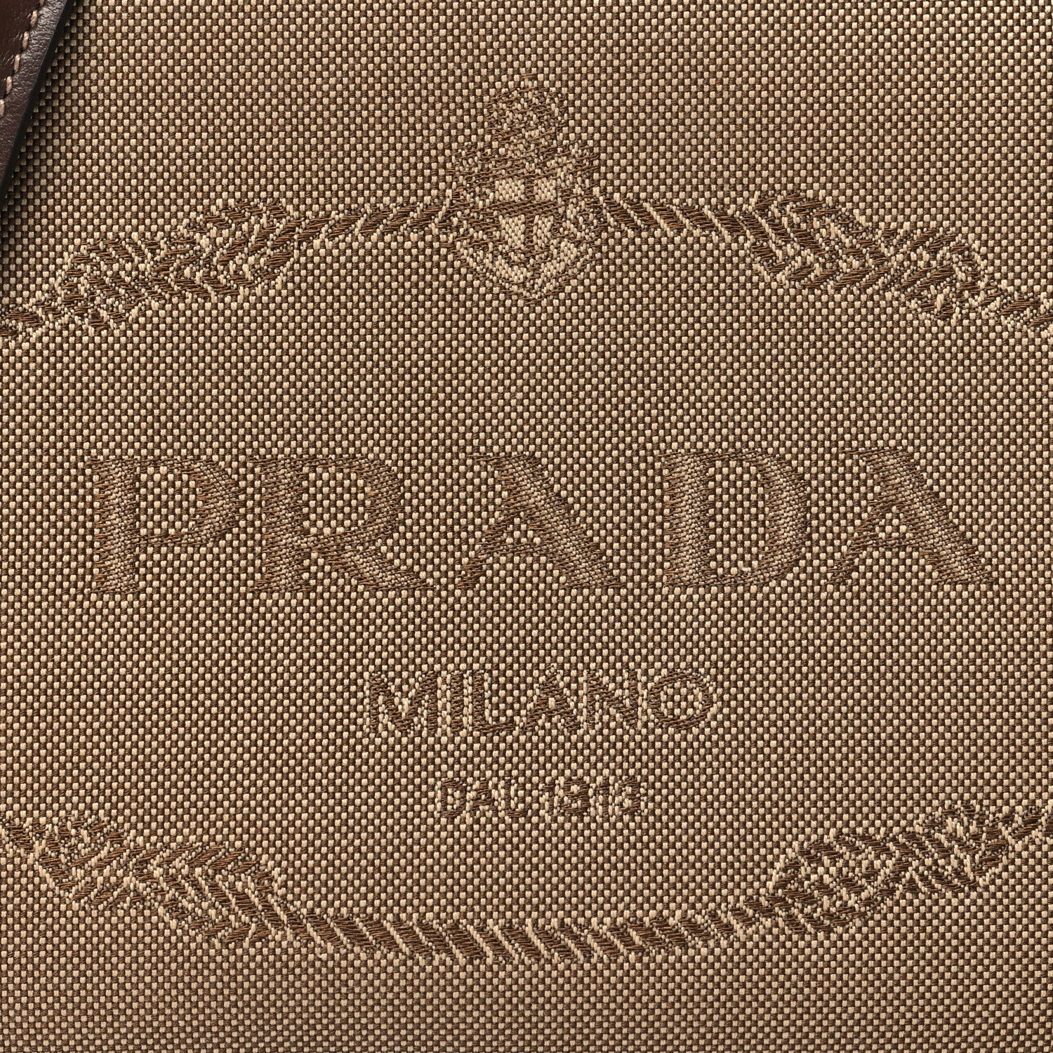Prada Jacquard Logo Camera Bag Corda Bruciato 7 of 9