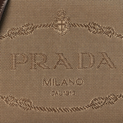 Prada Jacquard Logo Camera Bag Corda Bruciato 7 of 9