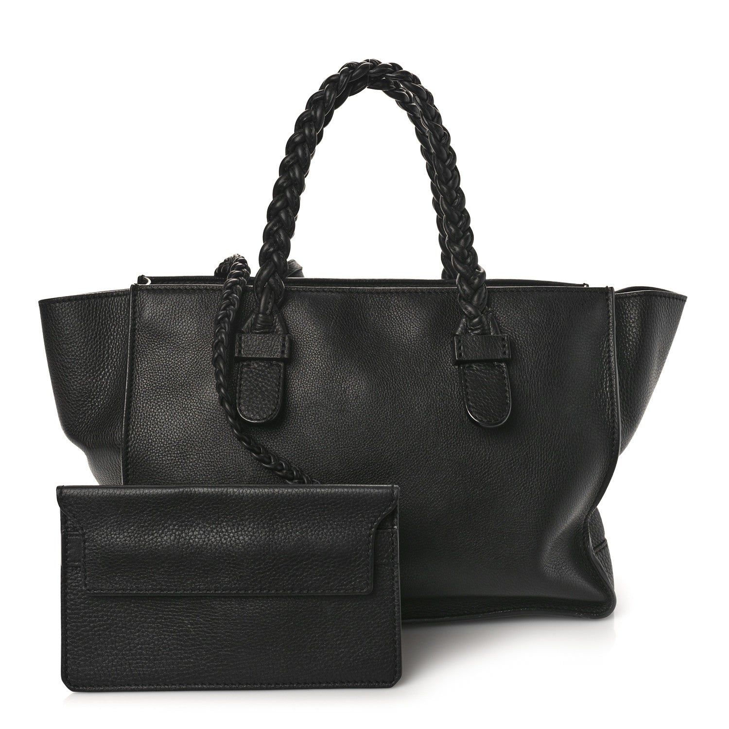 Valentino Garavani Grained Calfskin To Be Cool Tote Black 1 of 9