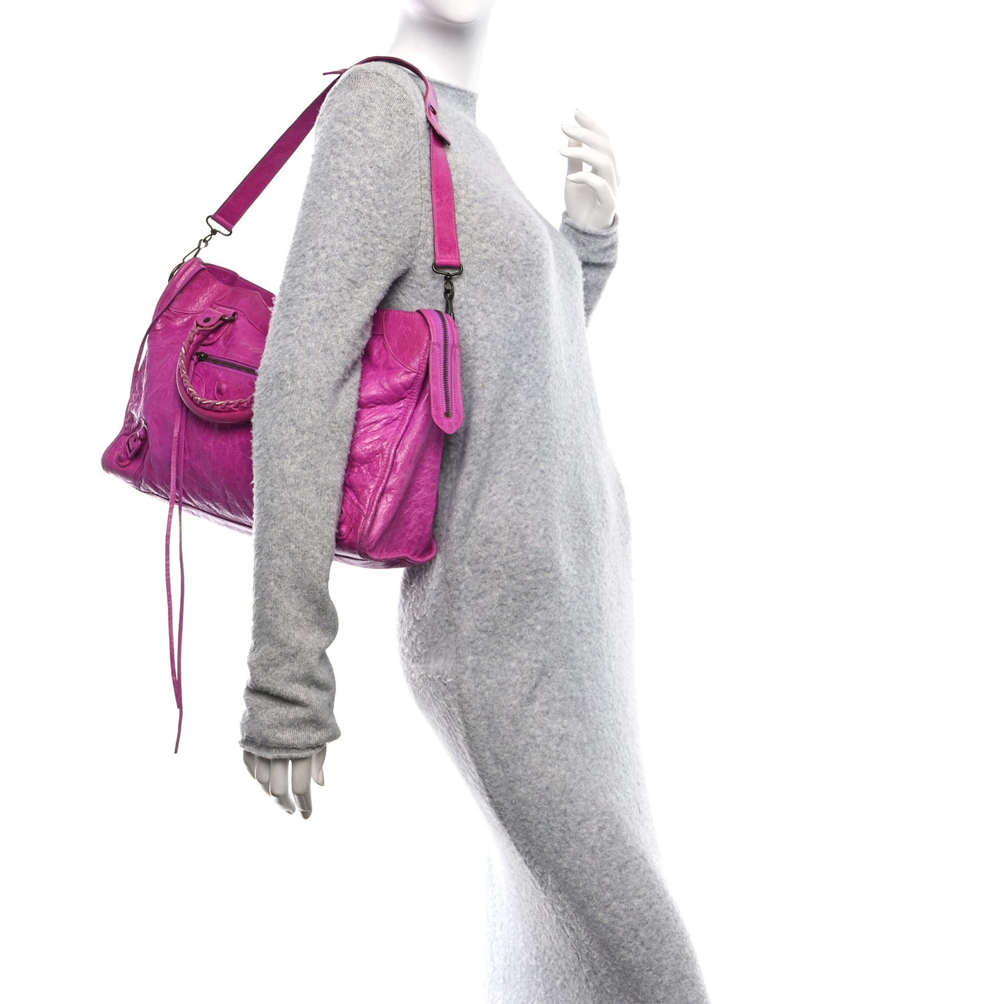 Agneau Covered Classic Hardware City Amethyst