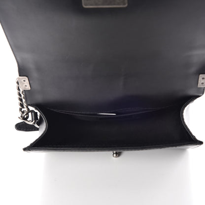 Chanel Calfskin Double Stitch Medium Boy Flap Black 7 of 10