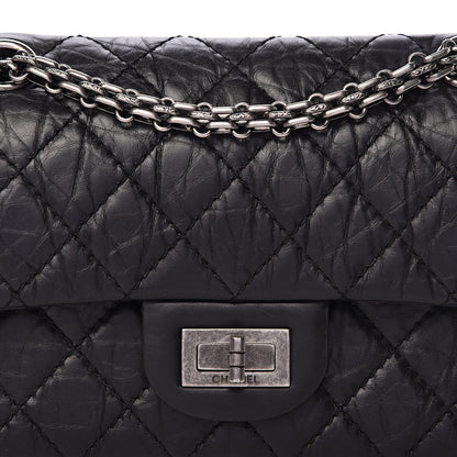 Chanel Aged Calfskin Quilted 2.55 Reissue 224 Flap Black 8 of 13