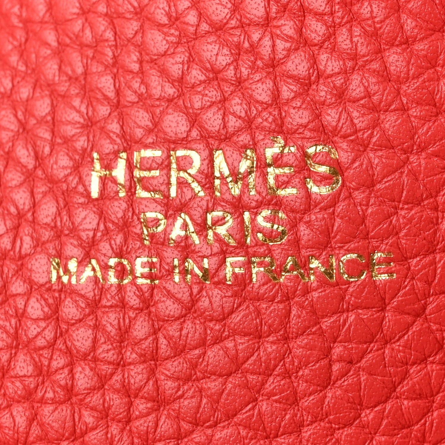 Hermes Taurillon Clemence Double Sens 45 Reversible Tote Rubis Bougainvillea 9 of 19
