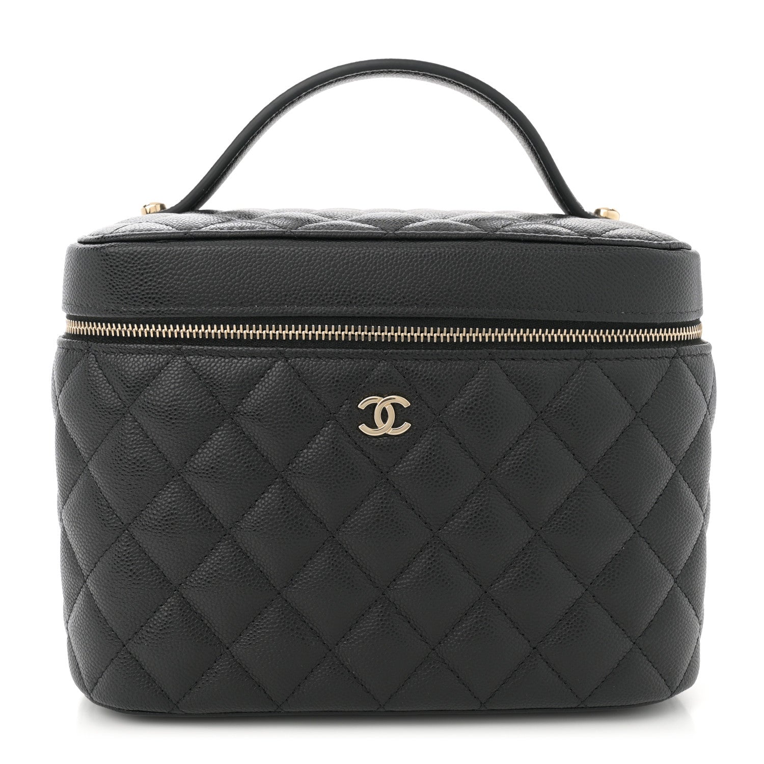 Chanel Caviar Quilted Large Vanity Pouch Black 1 of 8